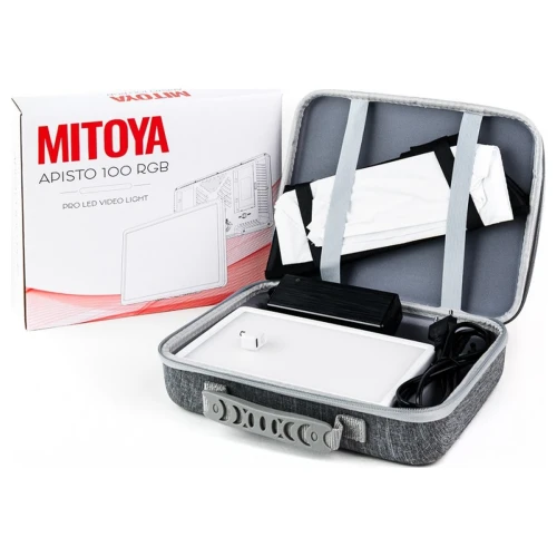 Lampa panelowa LED MITOYA APISTO 100 RGB video studyjna fotograficzna mocna