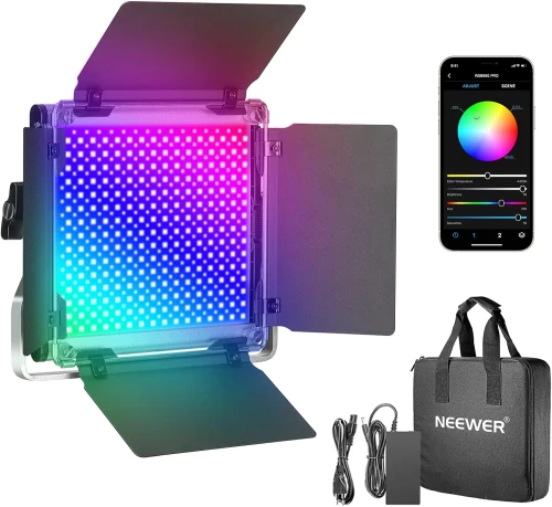 Lampa panelowa LED Neewer 660 PRO RGB 50W Panel studyjny wideo fotografia