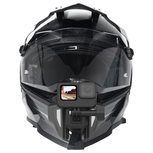 Uchwyt na kask motocyklowy mocowanie na brode do kamery GoPro Telesin