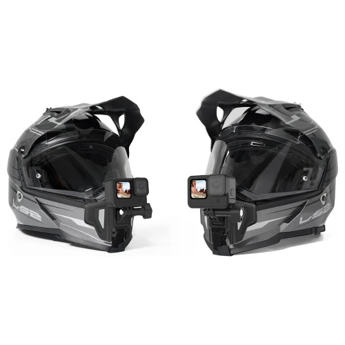 Uchwyt na kask motocyklowy mocowanie na brode do kamery GoPro Telesin
