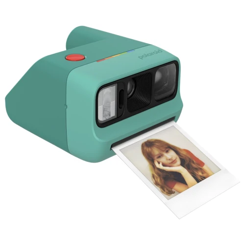 Aparat natychmiastowy Polaroid Go Gen 3 Teal + Pasek Naklejki Zestaw