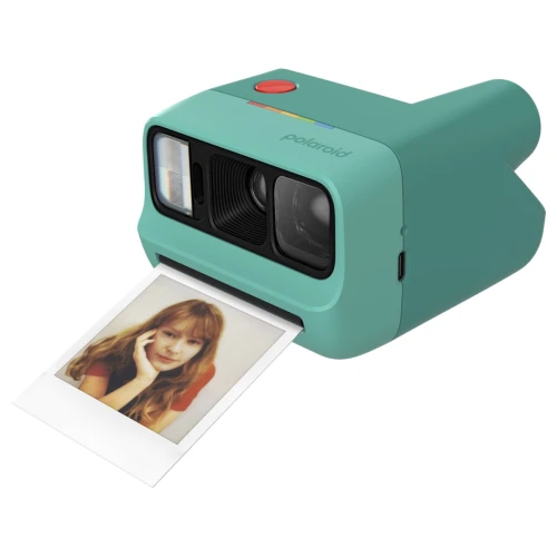 Aparat natychmiastowy Polaroid Go Gen 3 Teal + Pasek Naklejki Zestaw
