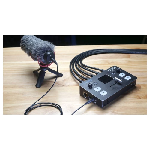 Mikser video Feelworld LIVEPRO L1 4-kanałowy switcher HDMI USB FullHD OBS