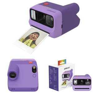 Polaroid Go Gen 3 Aparat natychmiastowy fioletowy Zestaw Pasek Naklejki
