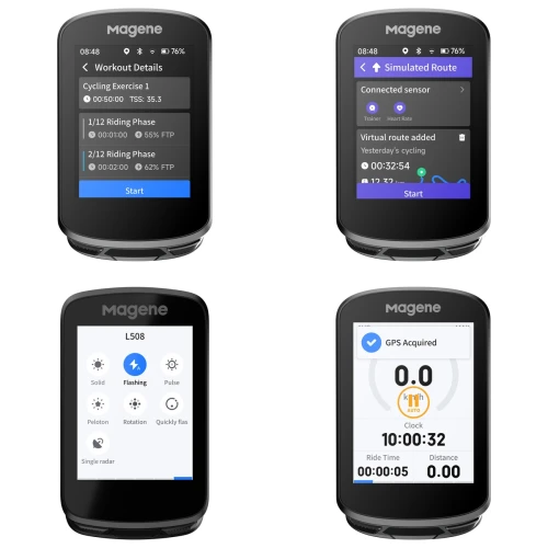 Licznik Rowerowy GPS Magene C506 Nawigacja Wi-Fi ANT+