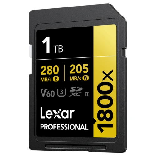 Karta pamięci SDXC Lexar Pro 1800x 1TB UHS-II V60 U3 280MB/s do aparatu