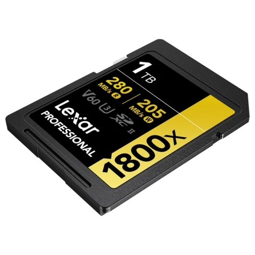 Karta pamięci SDXC Lexar Pro 1800x 1TB UHS-II V60 U3 280MB/s do aparatu