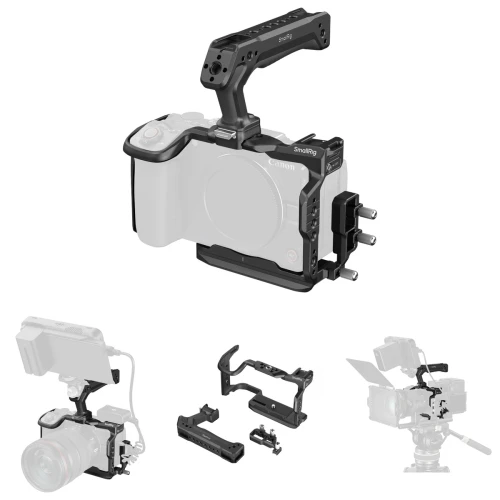 Zestaw klatka operatorska rączka zacisk SmallRig 6379 Canon R6 V HawkLock