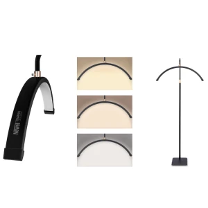 Lampa LED Newell Dianis 40W - czarna -  do przedłużania rzęs tatuażu makijażu