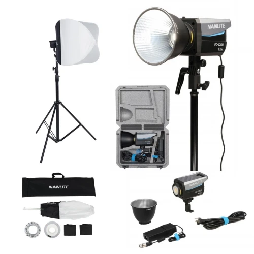 Lampa Nanlite FC-120B LED Bi-Color + Softbox Lantern 60cm