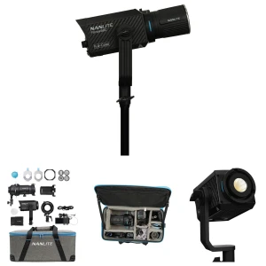 Nanlite Forza 60C Zestaw Lampa LED Projekcyjna PJ-FMM Obiektywy Gobo Torba