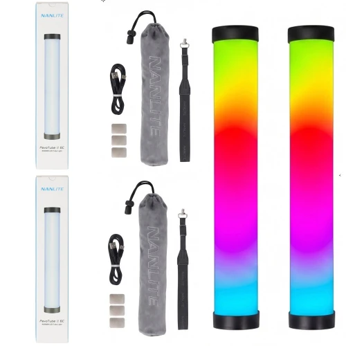 Lampa Nanlite Pavotube II 6C RGB Zestaw 2 lamp