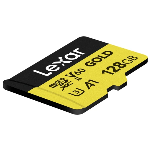 Karta Lexar microSDXC Gold 128GB UHS-II U3 V60 A1 R 280MB/s W 100MB/s