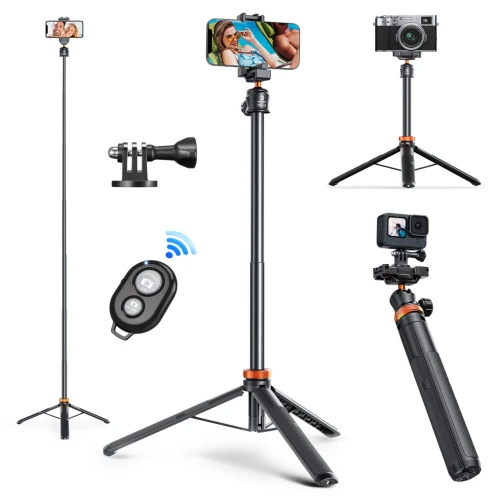 Statyw K&F Concept 2w1 Selfie z uchwytem do telefonu, kamery, aparatu