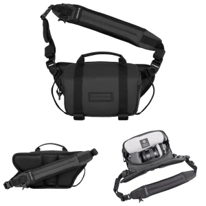 Torba fotograficzna sling WANDRD ROGUE Sling 4L Black na aparat czarna