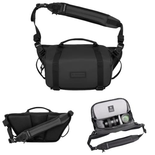 Torba WANDRD ROGUE Sling 6L Czarna +Przegrody Na Aparat Obiektyw Tablet Sling