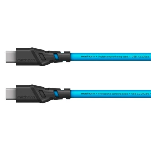 Kabel do tetheringu Mathorn MTC-210 2m 20Gbps 4K 60Hz PD100W USB C-C ArcticBlue