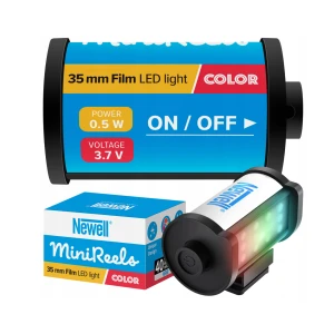 Mini Lampka LED RGB Newell MiniReels do aparatu vloga