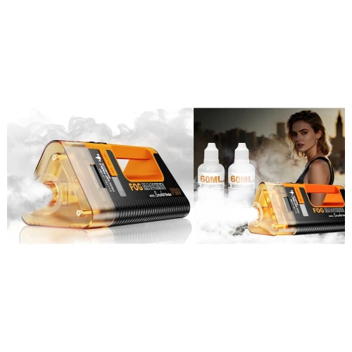 Generator Wytwornica Dymu Lensgo Smoke Master Pro 100W Akumulator Foto Video