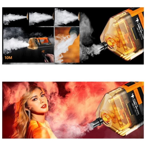 Generator Wytwornica Dymu Lensgo Smoke Master Pro 100W Akumulator Foto Video