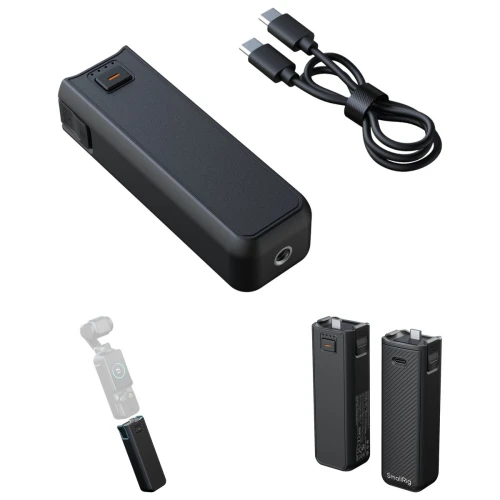Power Bank Bateria Uchwyt Zasilający do DJI Osmo Pocket 3 4 4P SmallRig 5705