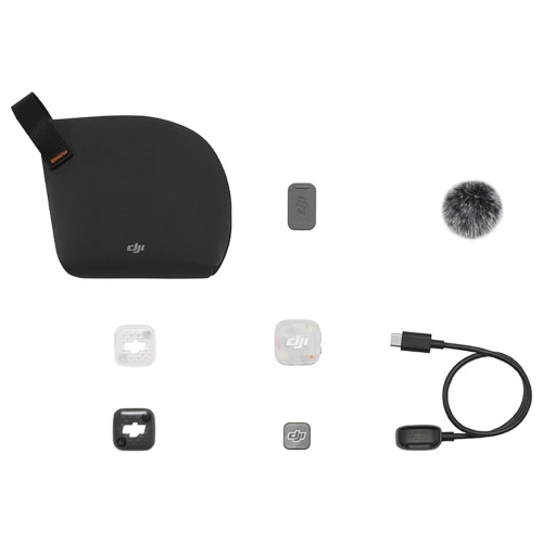 Nadajnik DJI Mic Mini 2S Mikrofon Bezprzewodowy Krawatowy Bluetooth 32-bit