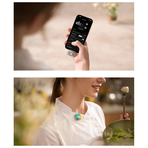 Nadajnik DJI Mic Mini 2S Mikrofon Bezprzewodowy Krawatowy Bluetooth 32-bit