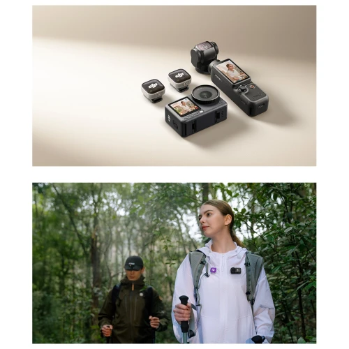 Mikrofon Bezprzewodowy DJI Mic Mini 2S Set (2 TX + 1 RX) Krawatowy Etui