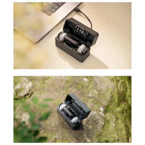 Mikrofon Bezprzewodowy DJI Mic Mini 2S Set (2 TX + 1 RX) Krawatowy Etui