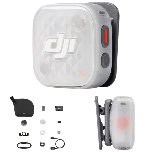 Mikrofon Bezprzewodowy DJI Mic Mini 2S (1 TX + 1 RX) Krawatowy 32bit Float