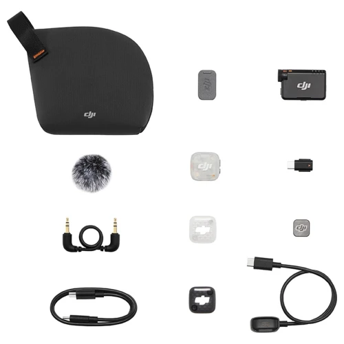 Mikrofon Bezprzewodowy DJI Mic Mini 2S (1 TX + 1 RX) Krawatowy 32bit Float