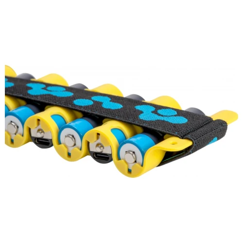 Organizer na baterie AA etui pojemnik akumulatorki Newell BattHolder zolty