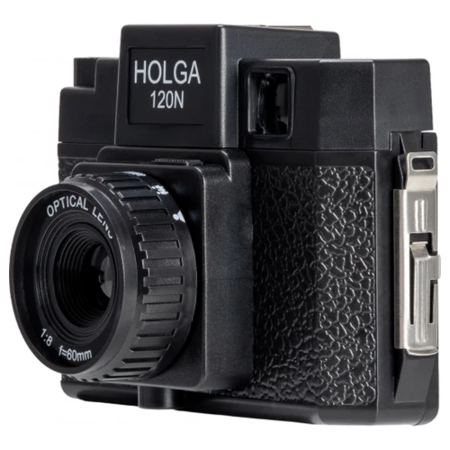 Aparat Analogowy Holga 120N Czarny + 2 Maski Kadru 6x6 6x4.5 Pasek Dekielek