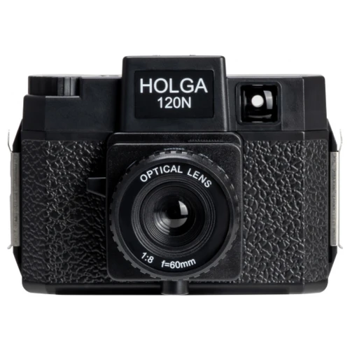 Aparat Analogowy Holga 120N Czarny + 2 Maski Kadru 6x6 6x4.5 Pasek Dekielek