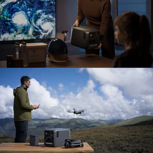 Zestaw DJI Power 1000 Mini + panel solarny 100W + kabel MC4
