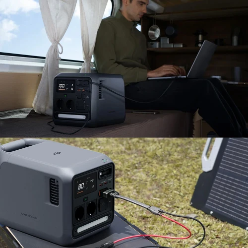 Zestaw DJI Power 1000 Mini + panel solarny 100W + kabel MC4
