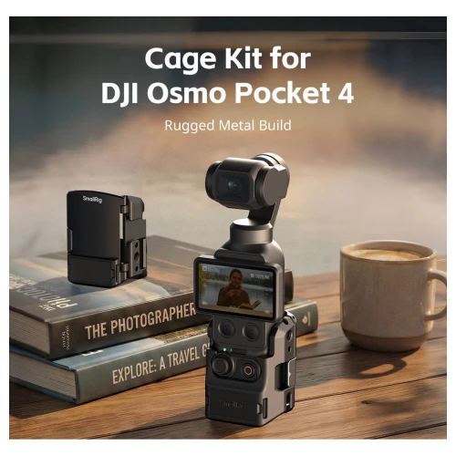 Metalowa Klatka Ochronna SmallRig 6002 do DJI Osmo Pocket 4 3 Szybki Montaż