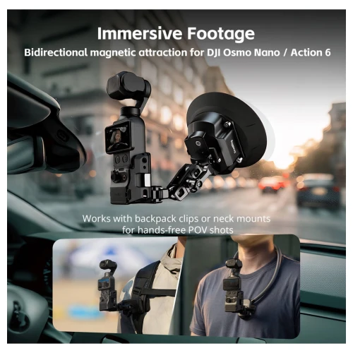 Metalowa Klatka Ochronna SmallRig 6002 do DJI Osmo Pocket 4 3 Szybki Montaż