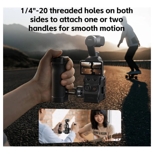 Metalowa Klatka Ochronna SmallRig 6002 do DJI Osmo Pocket 4 3 Szybki Montaż