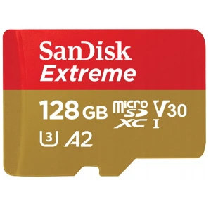 Karta Sandisk micro SDXC Extreme 128 GB + adapter UHS-I U3