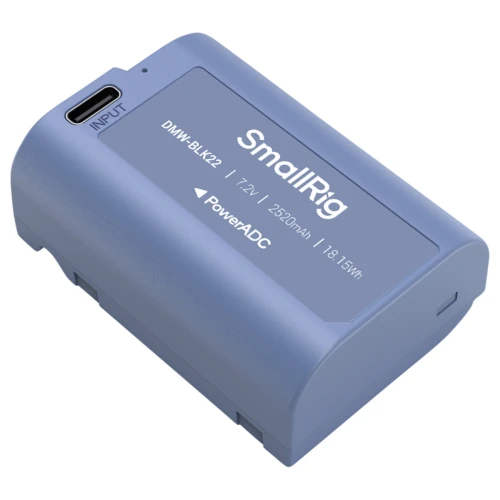SmallRig 4906 Akumulator Bateria USB-C DMW-BLK22 Panasonic Lumix S5 II GH6