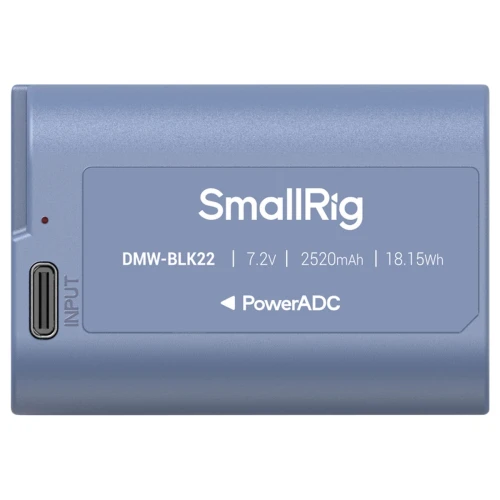SmallRig 4906 Akumulator Bateria USB-C DMW-BLK22 Panasonic Lumix S5 II GH6