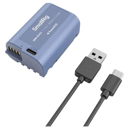 SmallRig 4906 Akumulator Bateria USB-C DMW-BLK22 Panasonic Lumix S5 II GH6