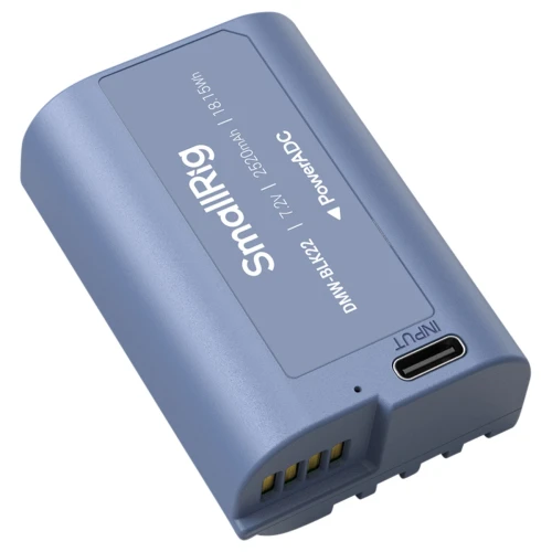 SmallRig 4906 Akumulator Bateria USB-C DMW-BLK22 Panasonic Lumix S5 II GH6