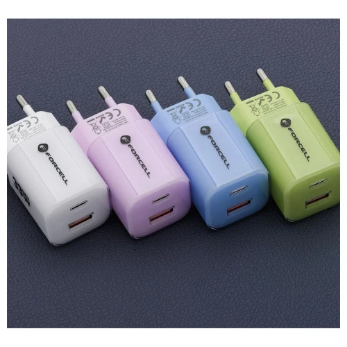Szybka Ładowarka Do Telefonu GaN III 33W Fioletowa USB-C QC4.0 VT-41