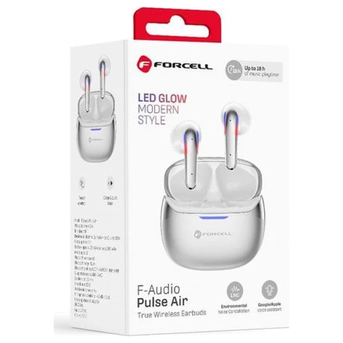 Słuchawki Bezprzewodowe Douszne TWS Bluetooth 6.0 ENC Forcell Pulse Air
