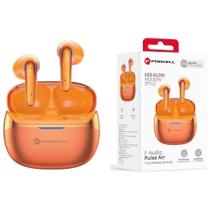 Słuchawki Bezprzewodowe Douszne TWS Forcell Pulse Air Bluetooth 6.0 ENC Złote