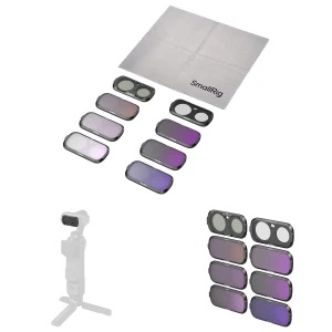 Zestaw Filtrów do Insta360 Luna Ultra SmallRig 6687 ND8-ND256 CPL Black