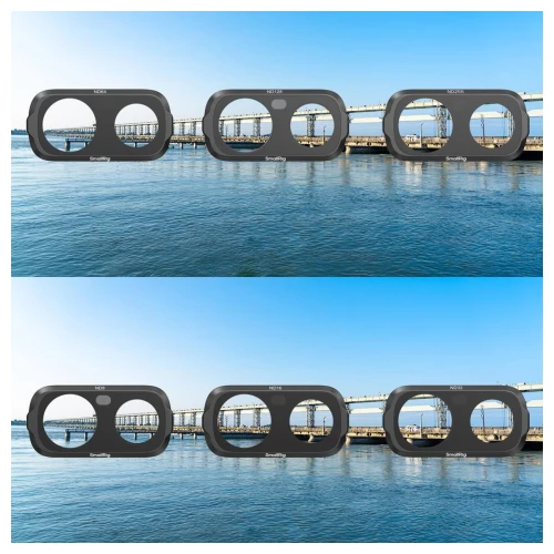 Zestaw Filtrów do Insta360 Luna Ultra SmallRig 6687 ND8-ND256 CPL Black