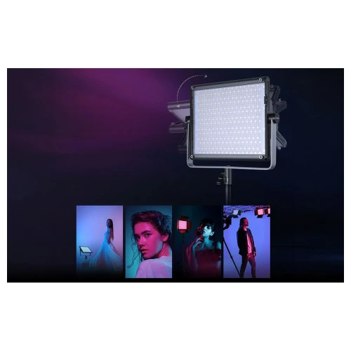 Zestaw studyjny Neewer RGB1200 LED dwie lampy 60W + statywy + wrota